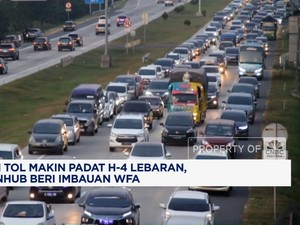 Video: Jalan Tol Makin Padat H-5 Lebaran, Kemenhub Beri Imbauan WFA