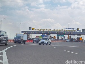 H-4 Lebaran, Arus Lalin Mudik di Cileunyi Meriah