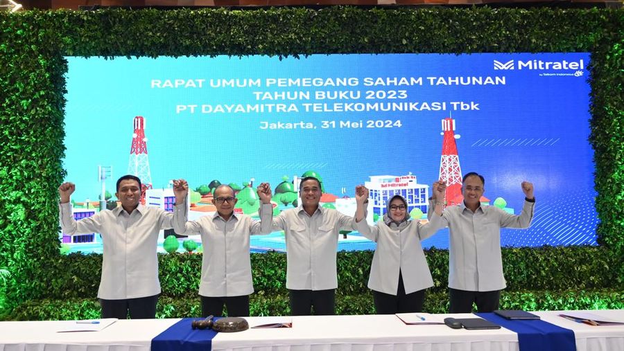 Laporan kinerja keuangan PT Dayamitra Telekomunikasi Tbk (MTEL) FY2024. (Dok. MTEL)