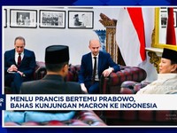 Video: Menlu Prancis Bertemu Prabowo, Bahas Rencana Kunjungan Macron