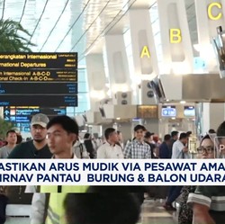 Video: Amankan Mudik Pakai Pesawat, AIRNAV Pantau Burung & Balon Udara