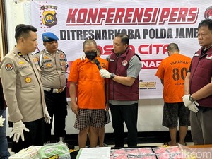 Pemuda di Jambi Ditangkap Bawa Sabu 1 Kg dan 2.500 Ekstasi