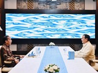 Momen Prabowo dan Jokowi Berbuka Puasa Bersama di Istana Jakarta