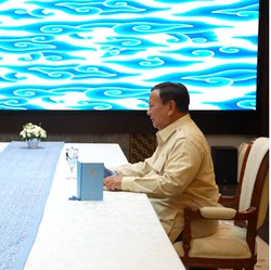 Saat Jokowi Sowan Prabowo di Istana Kepresidenan, Bukber-Berbincang