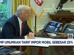 Video: Trump Umumkan Tarif Impor Mobil Sebesar 25%