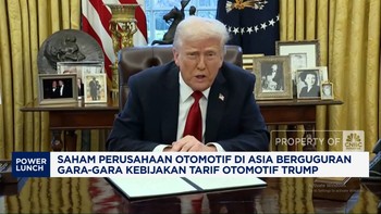 Video:Trump Umumkan Tarif Impor, Saham Perusahaan Otomotif Asia Anjlok