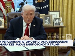 Video:Trump Umumkan Tarif Impor, Saham Perusahaan Otomotif Asia Anjlok