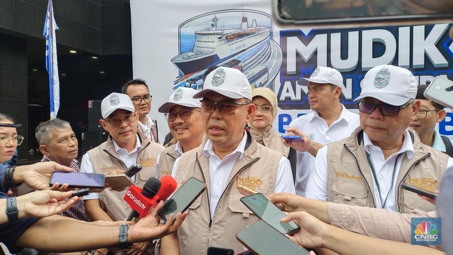 Wakil Direktur Utama Perum Bulog, Marga Taufiq saat ditemui usai kegiatan Pelepasan Mudik Perum Bulog di kantornya, Jakarta, Kamis (27/3/2025). (²©²ÊÍøÕ¾/Martyasari Rizky)