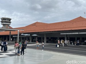 Jelang Nyepi, Terminal Domestik Bandara Ngurah Rai Ramai
