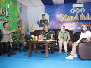 Persiapan Sambut Arus Mudik di Mojokerto, Forkopimda Sidak Posyan-Pospam