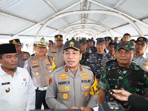 Kapolda Riau Cek Arus Mudik di Pelabuhan Dumai: Sudah Ada Peningkatan