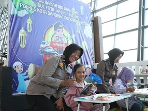 Polres Soetta Buka Pos Ramah Anak hingga Siap Antar Pemudik Pindah Terminal