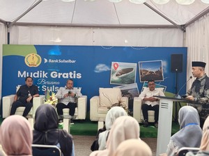 Bank Sulselbar Fasilitasi Mudik Gratis Mahasiswa Asal Selayar dari Makassar
