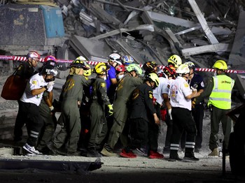 Gempa Dahsyat Hantam Thailand, 81 Orang Terperangkap Reruntuhan