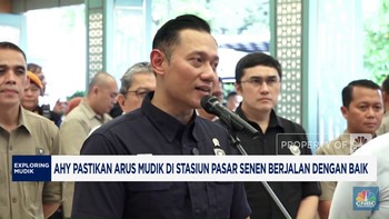 Video: Sidak ke Stasiun Senen, AHY Pastikan Arus Mudik Berjalan Lancar