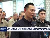 Video: Sidak ke Stasiun Senen, AHY Pastikan Arus Mudik Berjalan Lancar