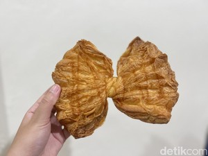 Lagi Viral Pastry Jumbo Bentuk Pita, Begini Tekstur dan Rasanya