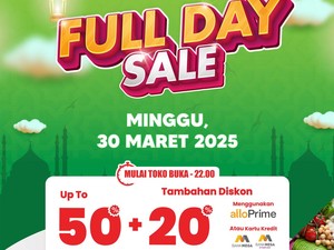 THR-Gaji Cair! Besok Serbu Transmart Full Day Sale, Diskon Melimpah 50% + 20%