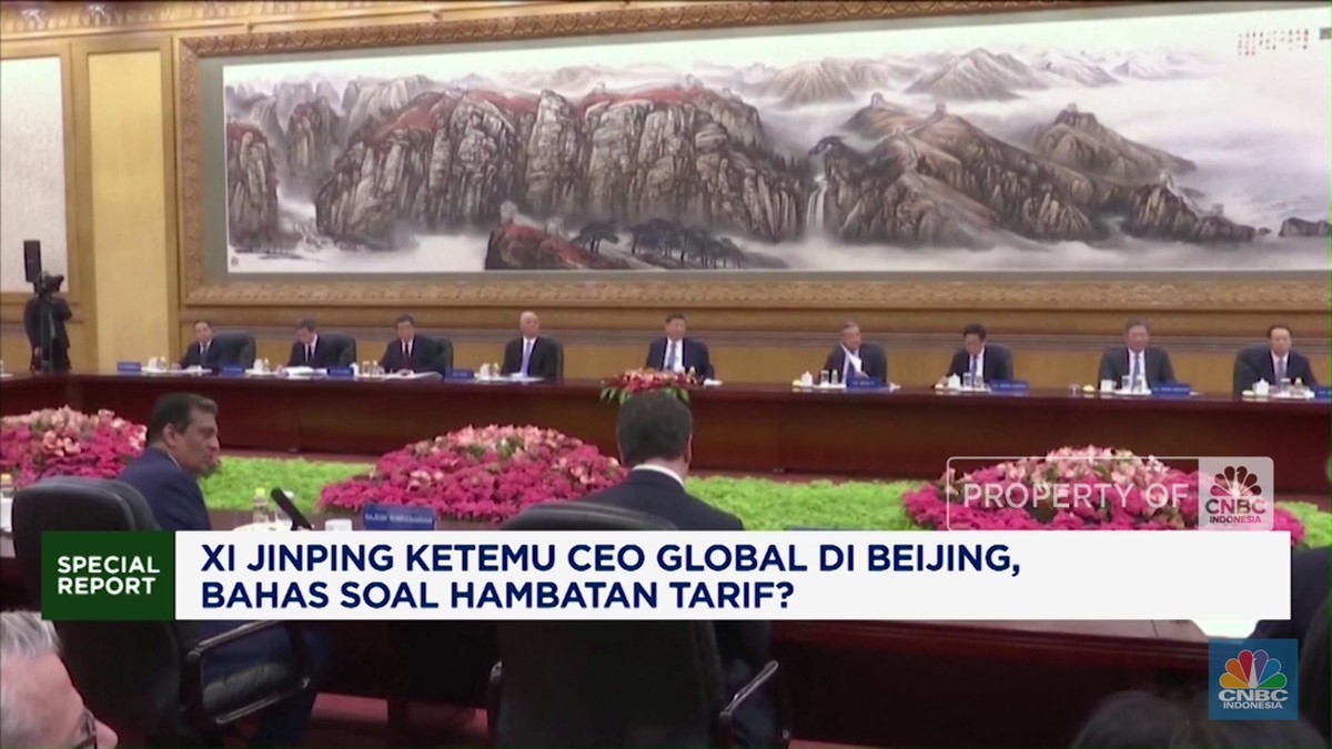 Momentum Bisnis Global: Xi Jinping Lakukan Dialog Kunci dengan CEO Terkemuka, Tarif Jadi Sorotan!