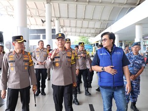 Jelang Lebaran, Pos Pengamanan di Bandara-Pelabuhan di Pangkalpinang Dicek