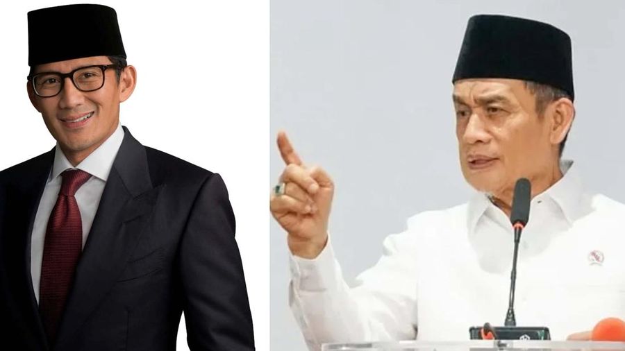 Kolase Sandiaga Uno dan Wakil Menteri Agama Romo HR Muhammad Syafii. (Istimewa)