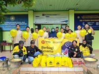 Selain BHR, Maxim Indonesia Beri Santunan ke Mitra & Anak Yatim Piatu