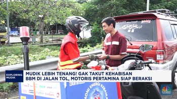 Video: Mudik Lebih Tenang, Pertamina Siapkan Motoris Isi BBM di Tol