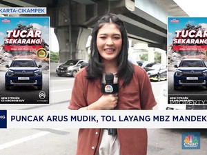 Video: Puncak Arus Mudik, Tol Layang MBZ Mandek
