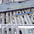 Video: Ramai Lancar, 45 Ribu Kendaraan Lewati GT Cikampek Utama