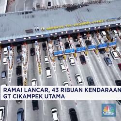 Video: Ramai Lancar, 45 Ribu Kendaraan Lewati GT Cikampek Utama