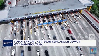 Video: Ramai Lancar, 45 Ribu Kendaraan Lewati GT Cikampek Utama