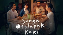 Surga di Telapak Kaki Bapak, Emosional Suami Dampingi Anak Usai Istri Meninggal