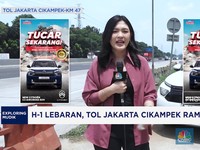 Video: H-1 Lebaran, Tol Jakarta Cikampek Ramai Lancar