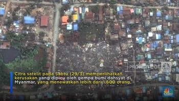 Inilah Kerusakan Akibat Gempa Myanmar
