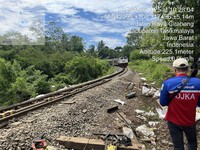 Sempat Ambles, Jalur KA Selatan Jawa Kembali Bisa Dilalui