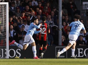 Bournemouth Vs Man City: Comeback, Citizens Tembus Semifinal Piala FA