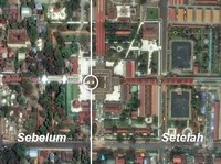 Mengerikan, Citra Satelit Sebelum dan Sesudah Gempa Myanmar