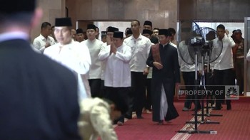 Video: Momen Prabowo-Gibran Salat Ied di Masjid Istiqlal