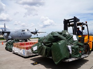 Video: RI Kirim 12 Ton Logistik-Tim Bantuan Kemanusiaan ke Myanmar