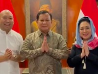 Prabowo dan Titiek Kompak Ucapkan Selamat Hari Raya Idul Fitri