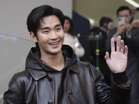 Profil Kim Soo Hyun. (AP Photo/Antonio Calanni)