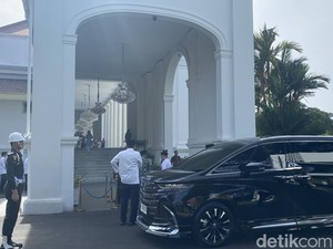 JK Hadiri Open House Prabowo di Istana Merdeka