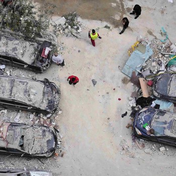 Penampakan Beirut Usai Diserang Israel ketika Momen Lebaran
