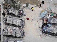 Penampakan Beirut Usai Diserang Israel ketika Momen Lebaran