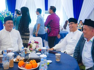 Eks Wawalkot Aulia Datang Halalbihalal di Rumdis Walkot Medan Rico Waas