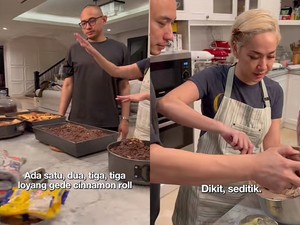 Jadi Tradisi, BCL Bikin 4 Loyang Cake Cokelat Sekaligus untuk Lebaran