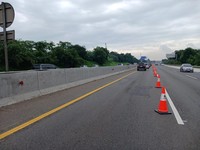 Lalin ke Cikampek Padat, Contraflow Tol Japek dari Km 47-Km 70