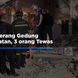 Video: Israel Serang Gedung di Beirut Selatan, 3 orang Tewas