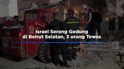 Video: Israel Serang Gedung di Beirut Selatan, 3 orang Tewas