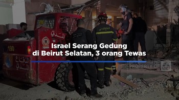 Video: Israel Serang Gedung di Beirut Selatan, 3 orang Tewas